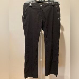 Craghoppers Black Hiking Outdoor Trousers w/Solarshield & Prostretch Technology